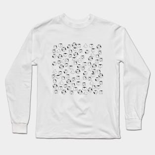 Dice Fall Millennial Pink Long Sleeve T-Shirt